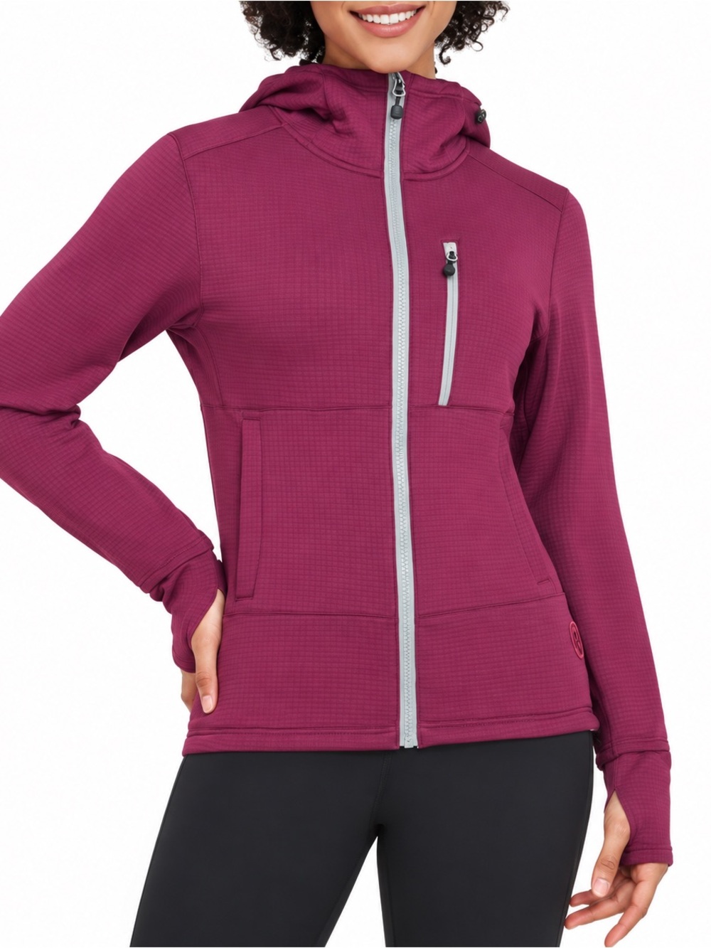 Little Donkey Andy Thermal Fleece Hooded Running Jacket